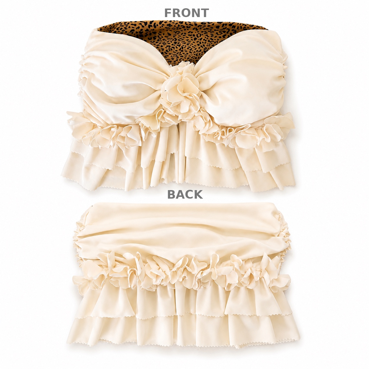 Frilly Flower Bandeau