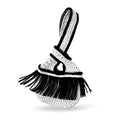 The Fringe Mini Swing – Onyx & Gardenia