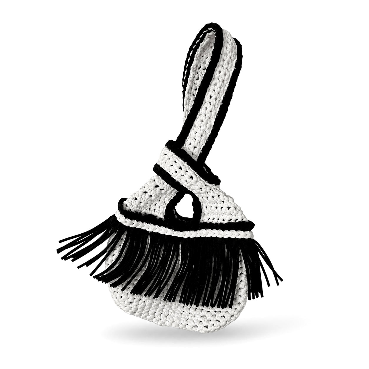 The Fringe Mini Swing – Onyx & Gardenia