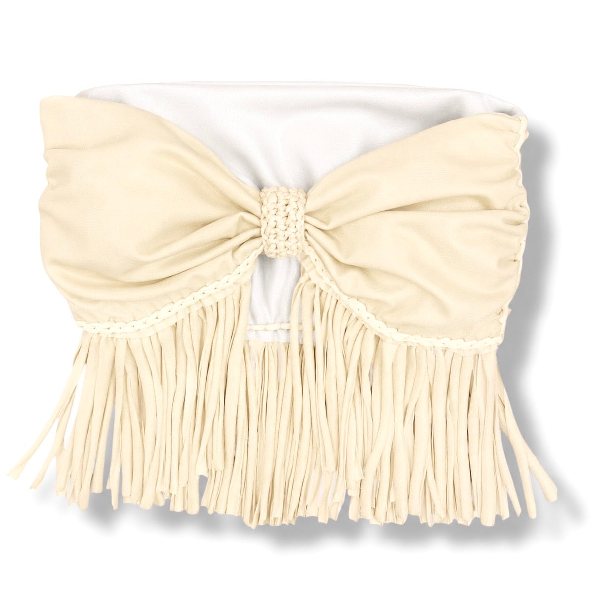 Reversible Fringe Bow Top