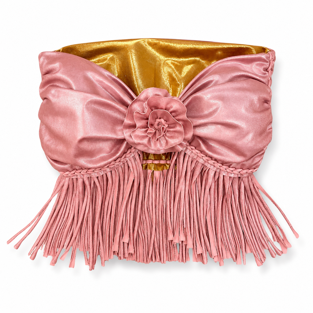 Reversible Fringe Rosette Top