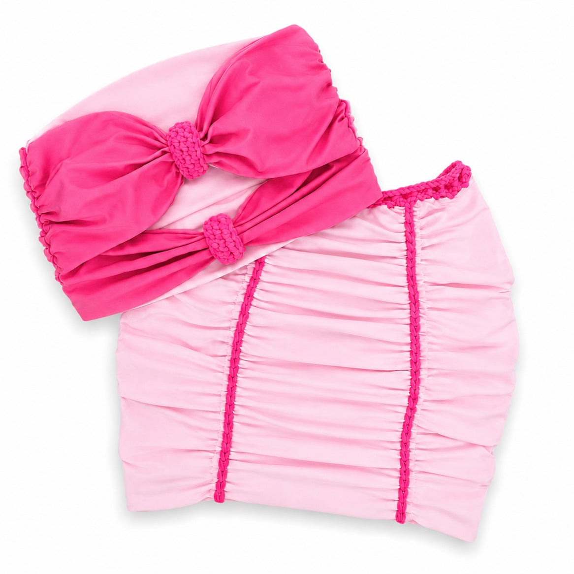 Reversible Double Bow Two Piece Set