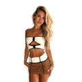 Reversible Double Bow Two Piece Set