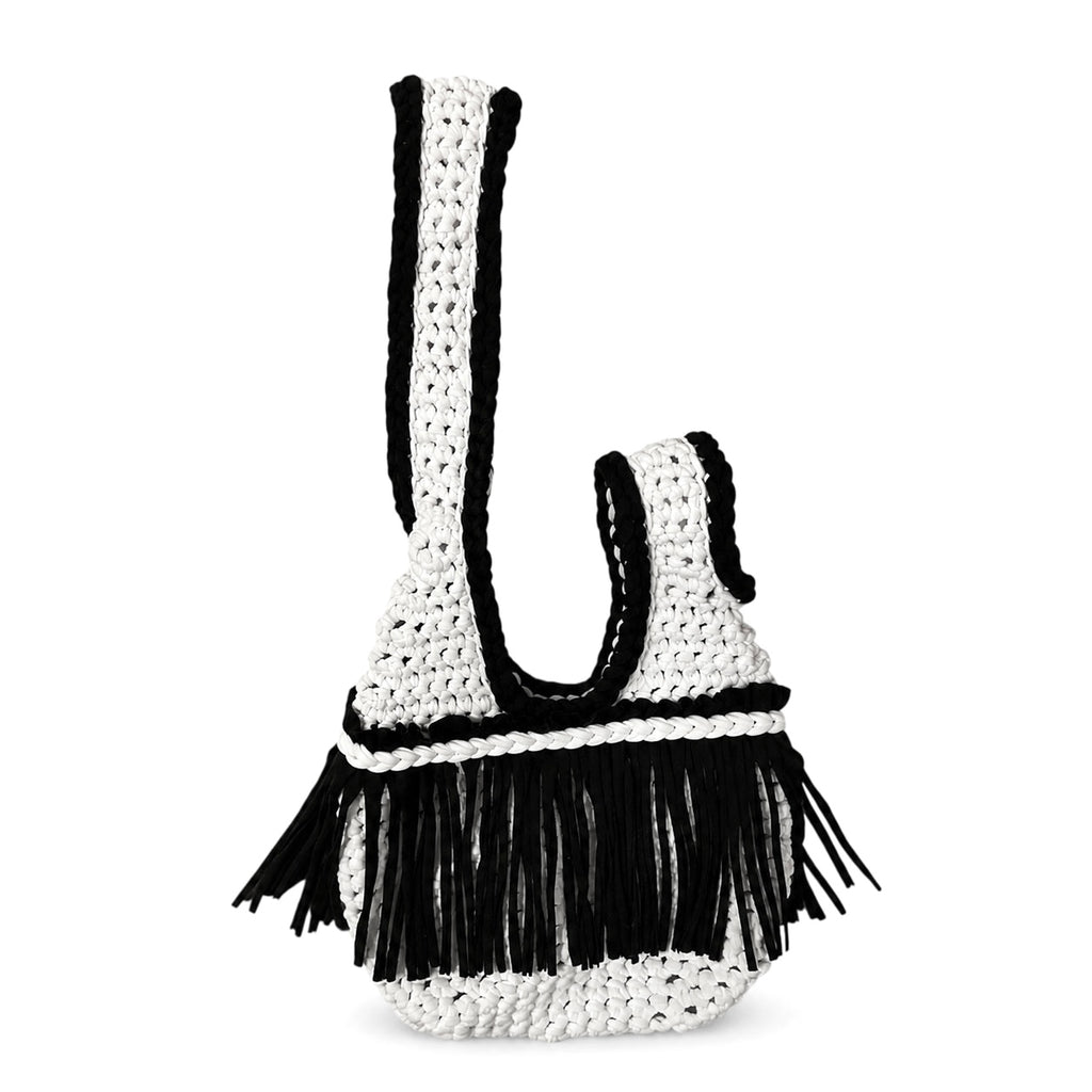 The Fringe Mini Swing – Onyx & Gardenia