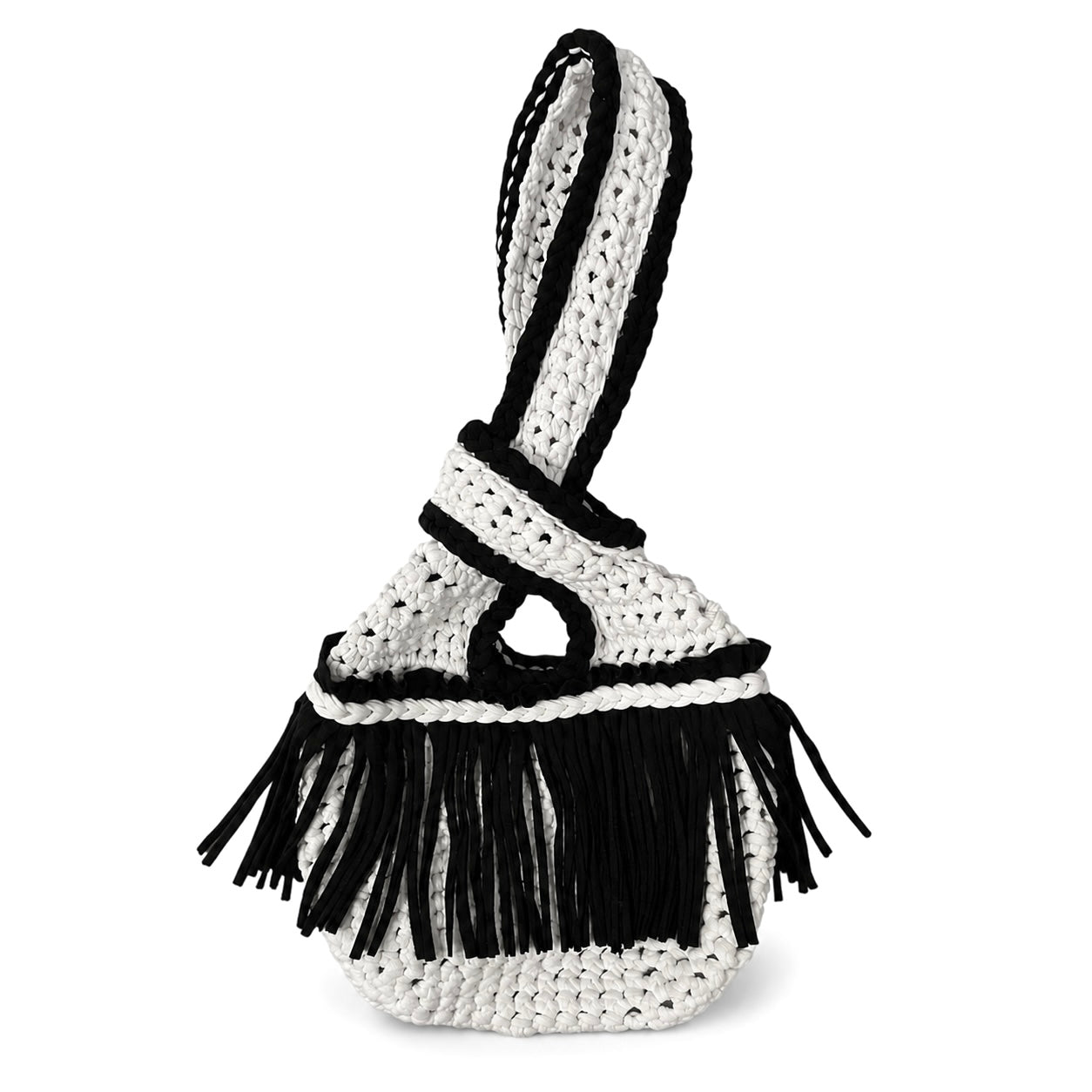 The Fringe Mini Swing – Onyx & Gardenia