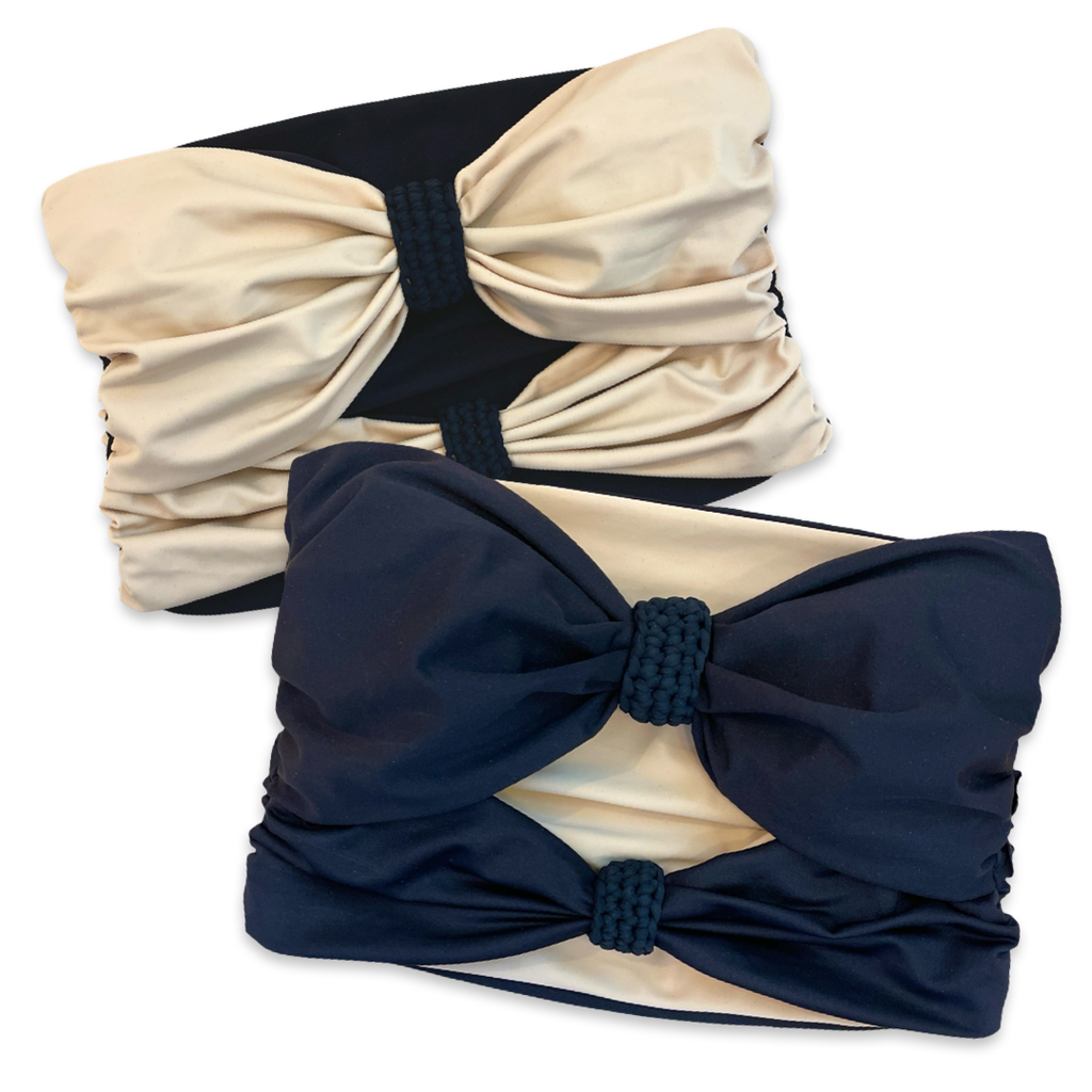 Reversible Double Bow Two Piece Set