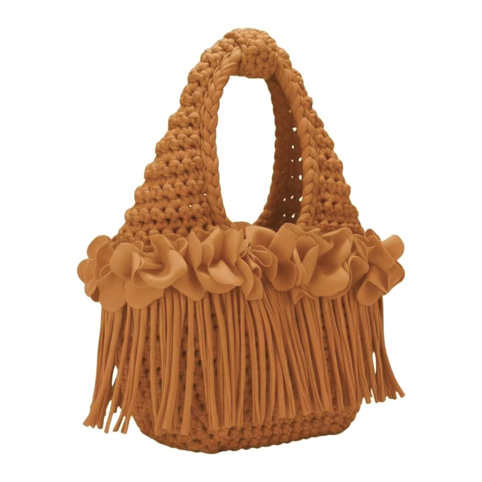 The Flower Fringe Mini – Hazelnut