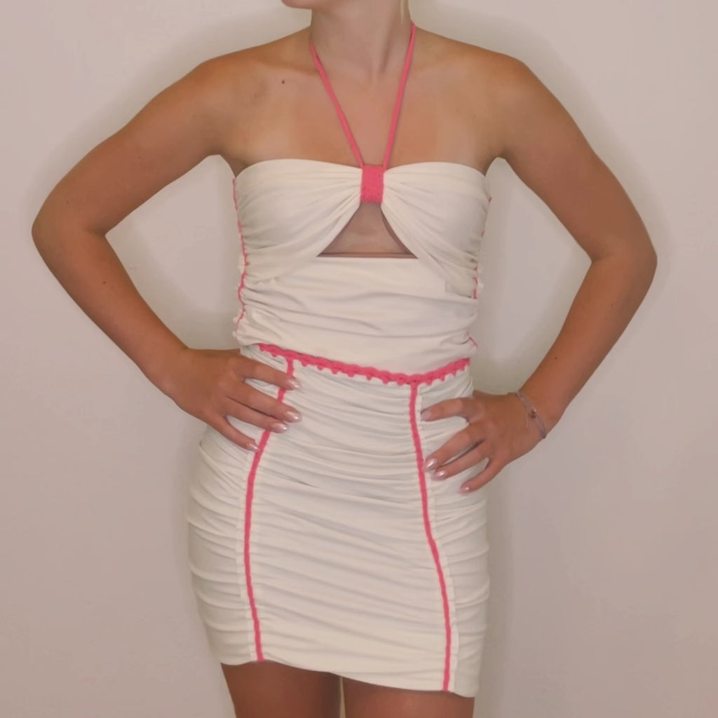 Reversible Double Bow Two Piece Set