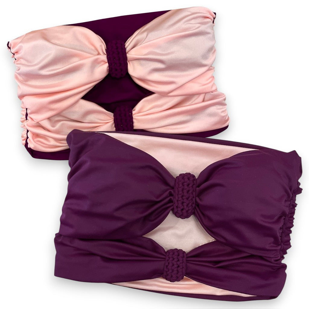 Reversible Double Bow Two Piece Set